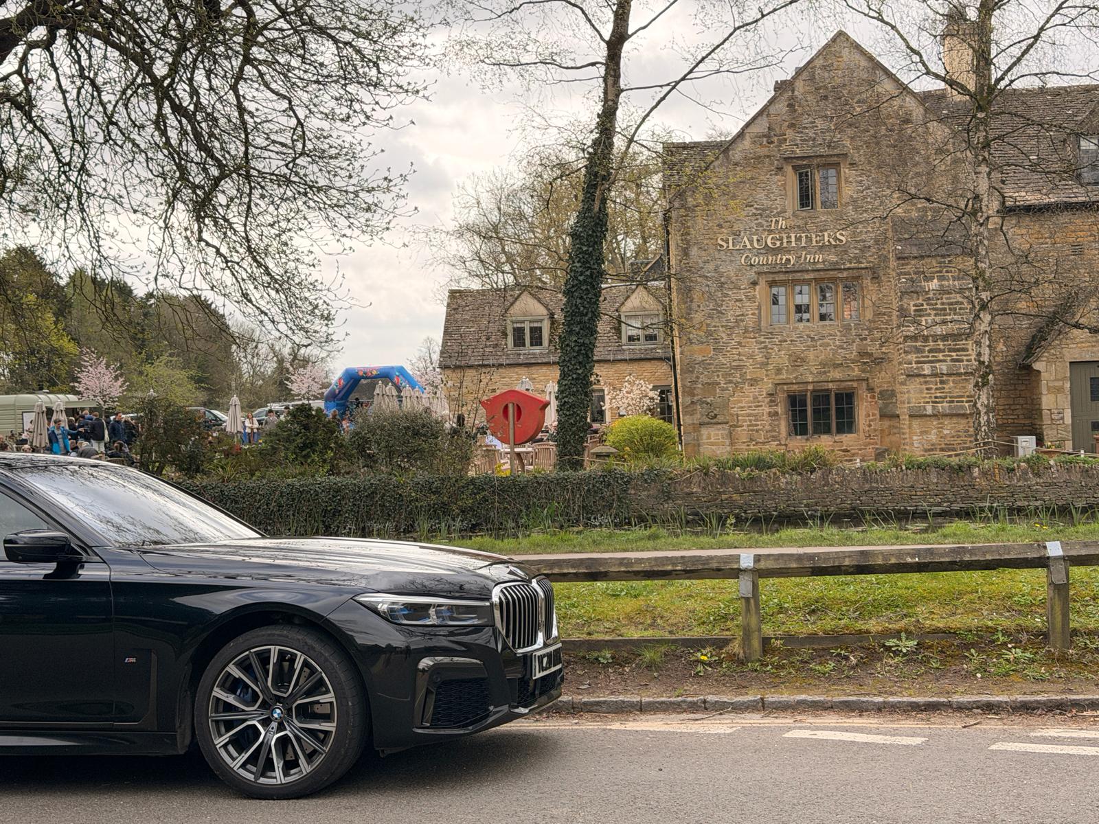 BMW 7 Series at Lower Slaughter, Cotswolds